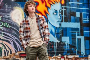 High School Senior Photos, Freak Alley Downtown Boise, Boise Portrait Photographer, Fashion Inspired Male Portraits