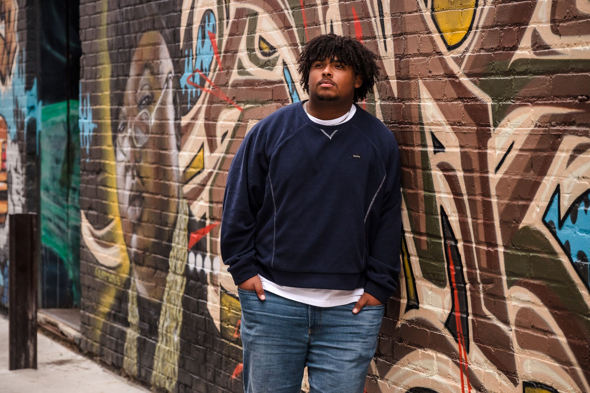 High School Senior Pictures Boise Freak Alley, Letterman Jacket, Iconic Places in Boise for Photos