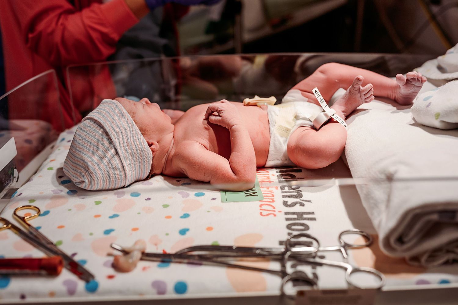 baby girl newborn fresh 48 birth photographer in tulsa