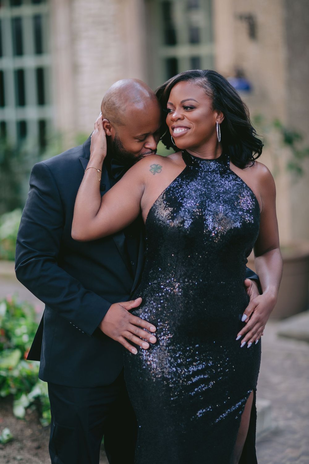 Mandalay Canal Walk at Las Colinas Engagement Photo