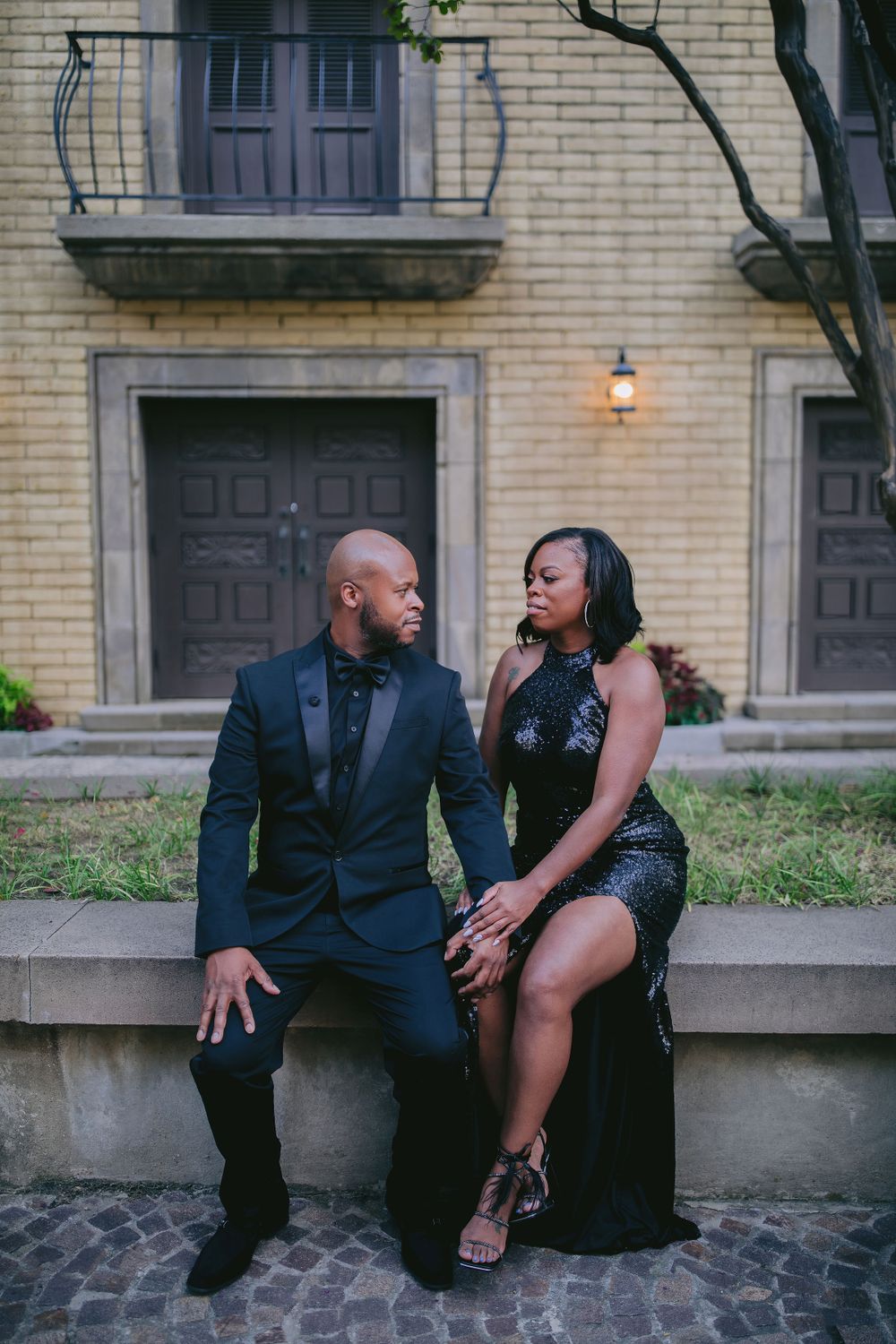 Mandalay Canal Walk at Las Colinas Engagement Photo
