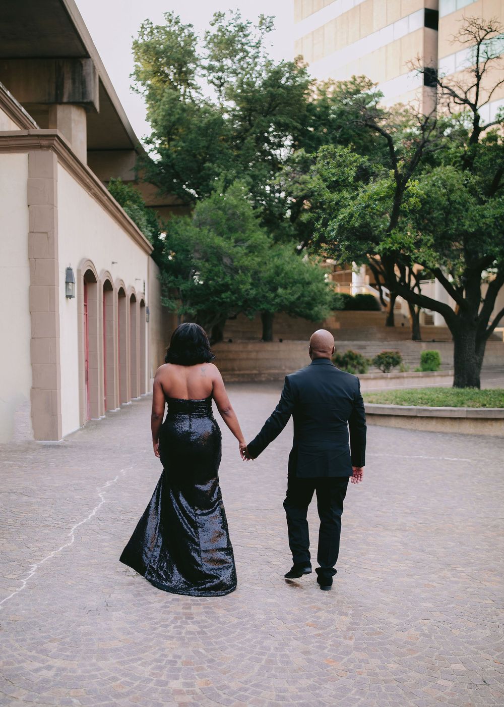 Mandalay Canal Walk at Las Colinas Engagement Photo