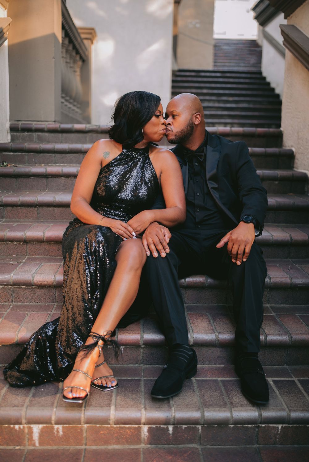 Mandalay Canal Walk at Las Colinas Engagement Photo
