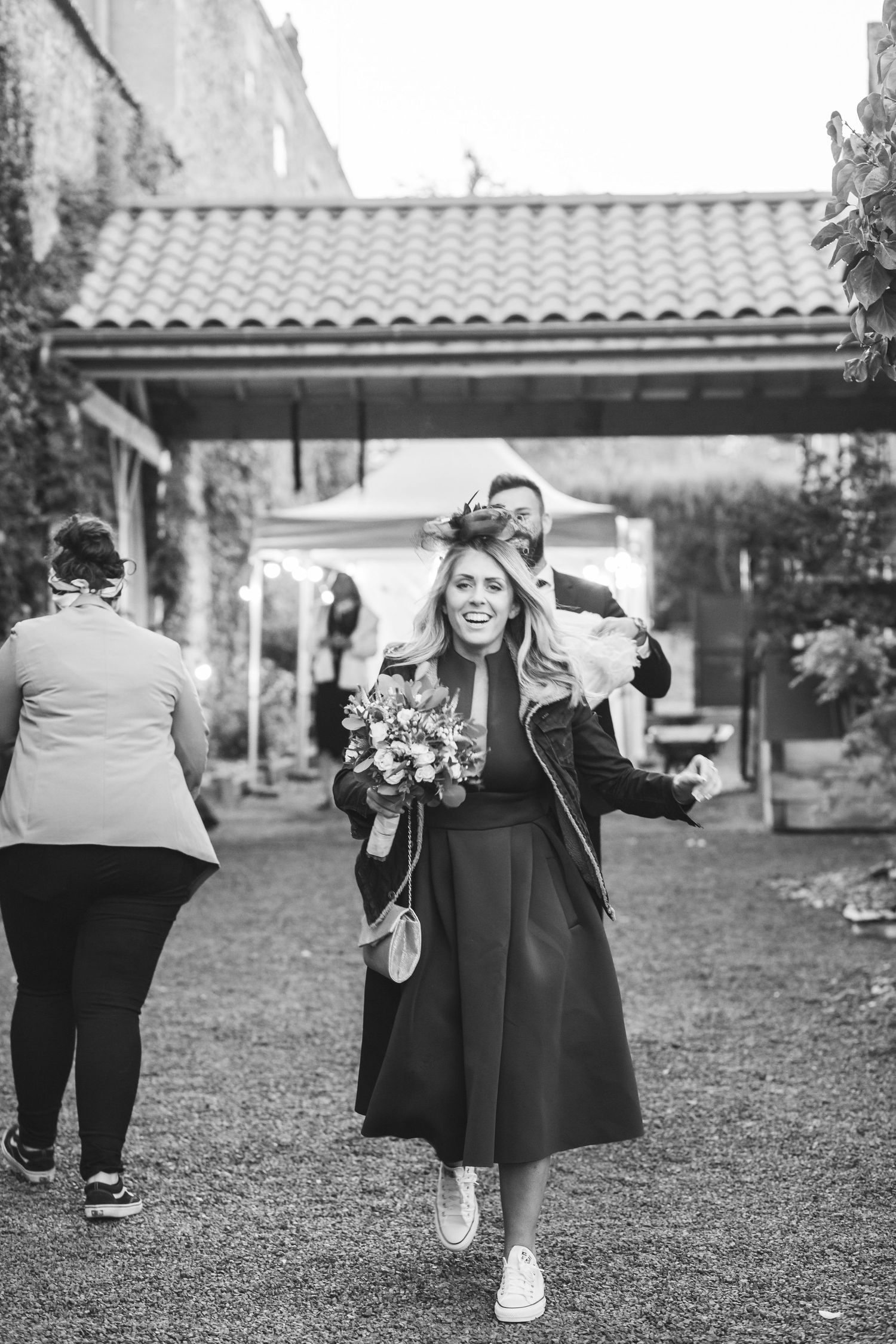 lancer de bouquet mariage