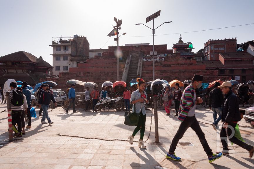 Shiva Temple Maju Deval in Hanumandhoka Durbar Square earthquake damage Nepal Leah Ramuglia Photography