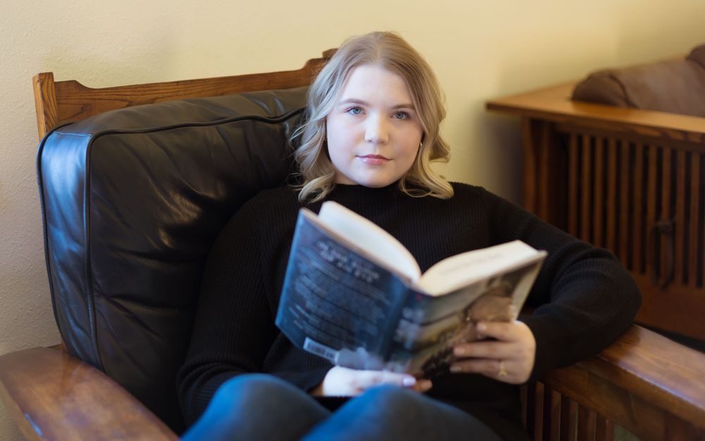 Portrait Photography, Lifestyle Photography, Library, Graduation, Masters Degree, Bismarck, Mandan, Dickinson