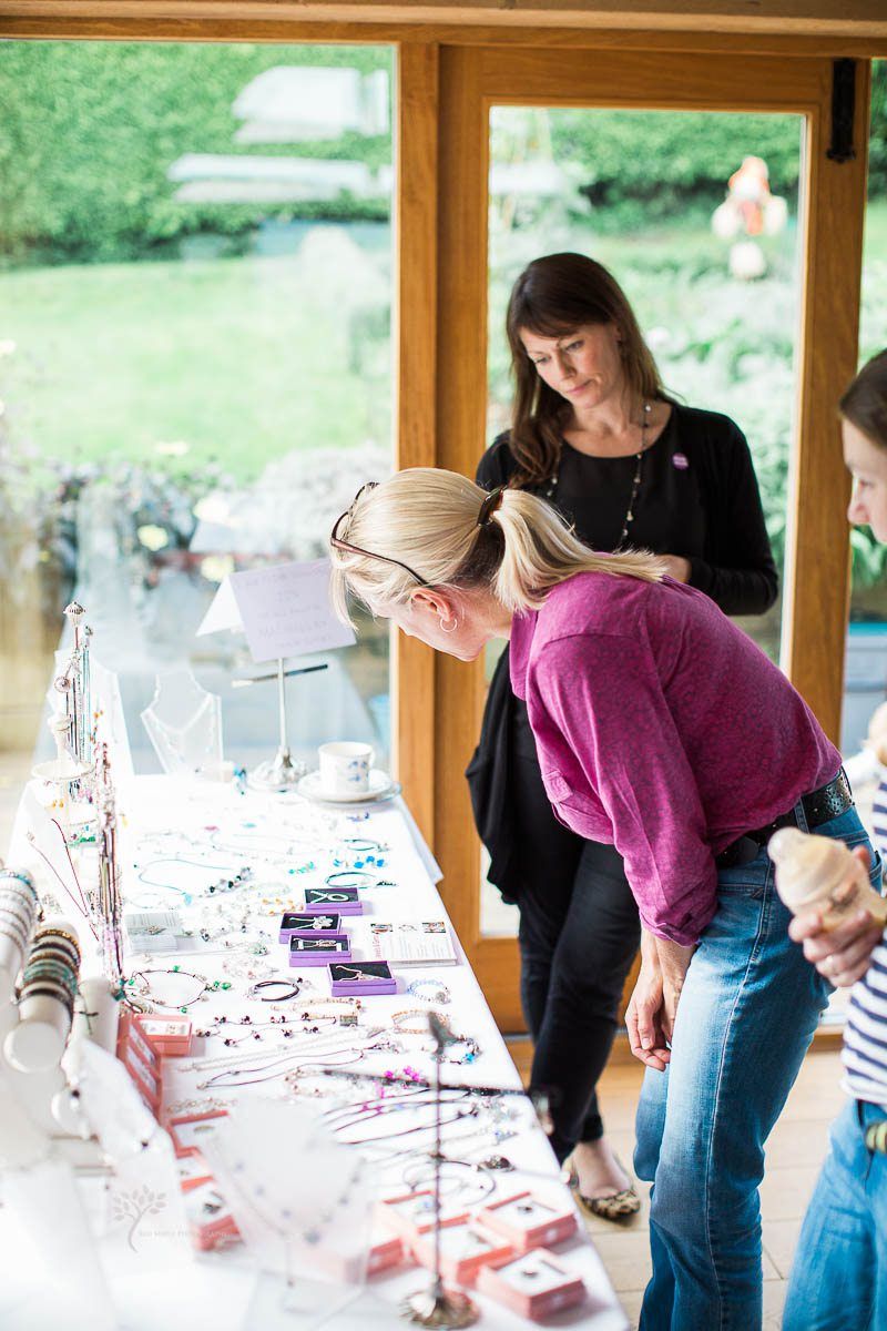 clients looking at products Gloucestershire branding photography