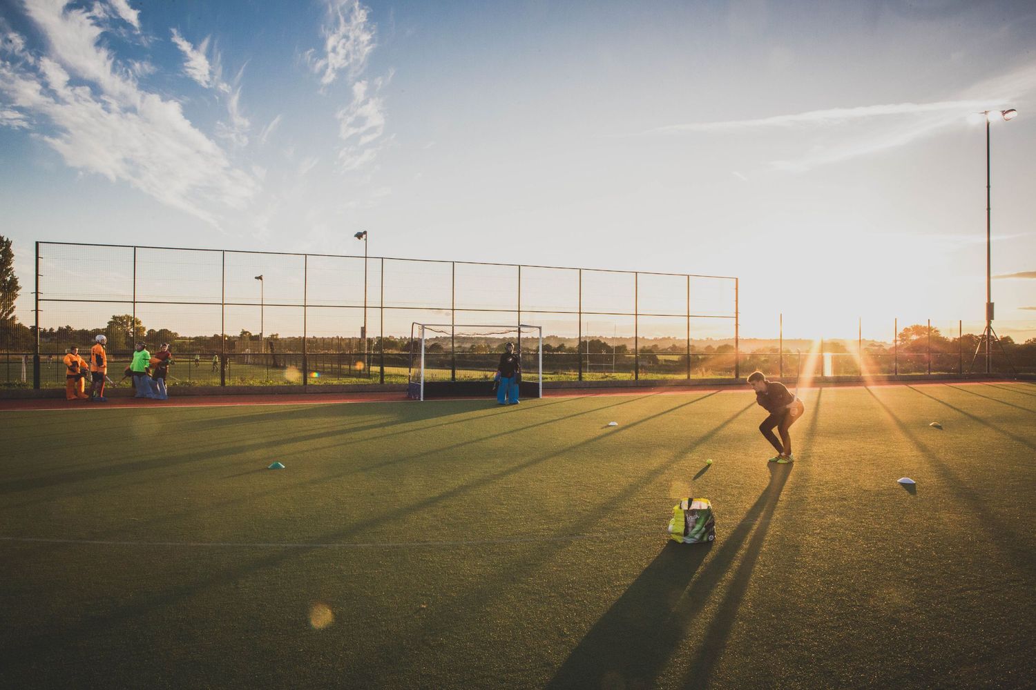 sports field Gloucestershire branding photography