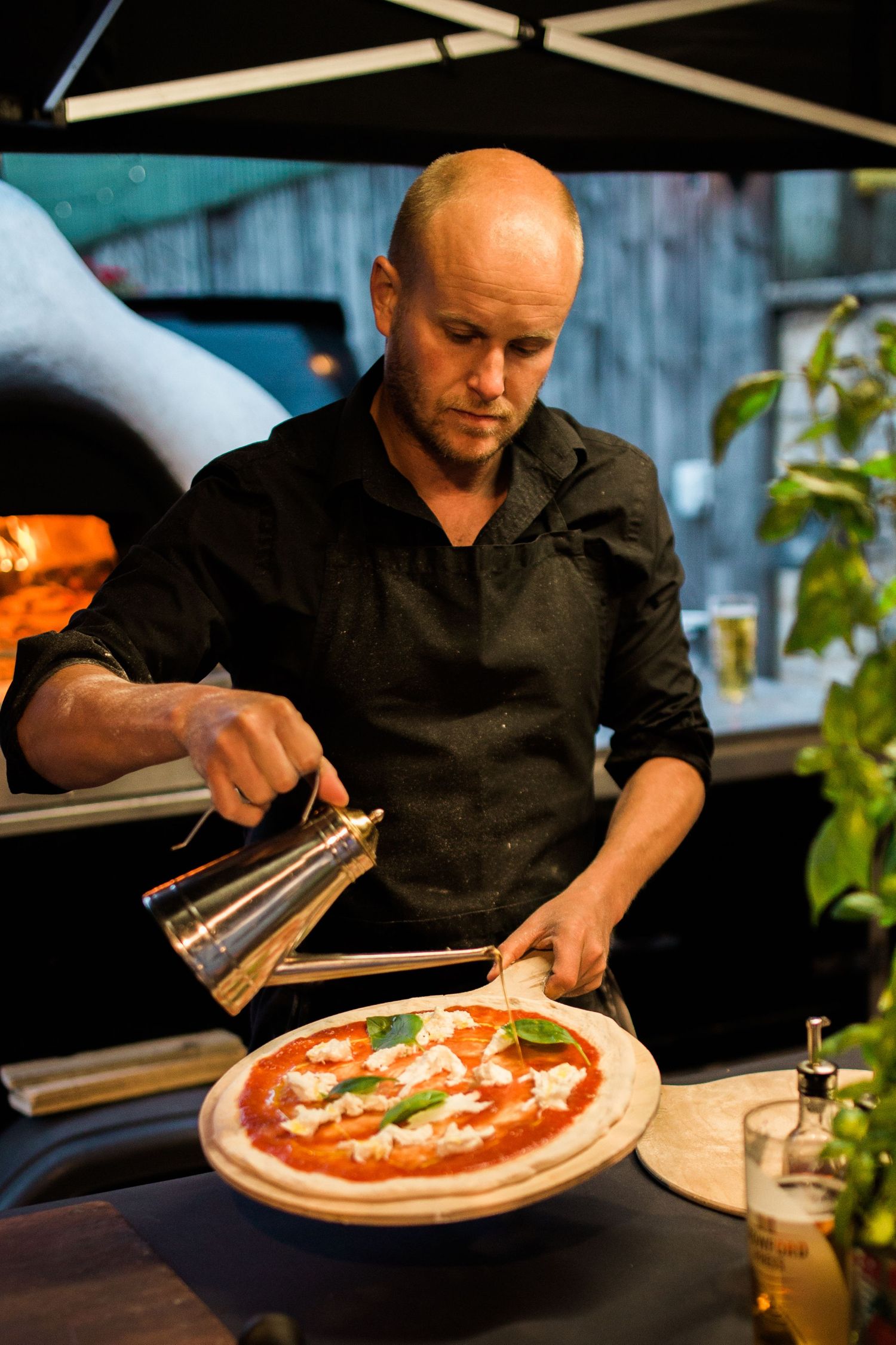 making pizza Gloucestershire commercial photography