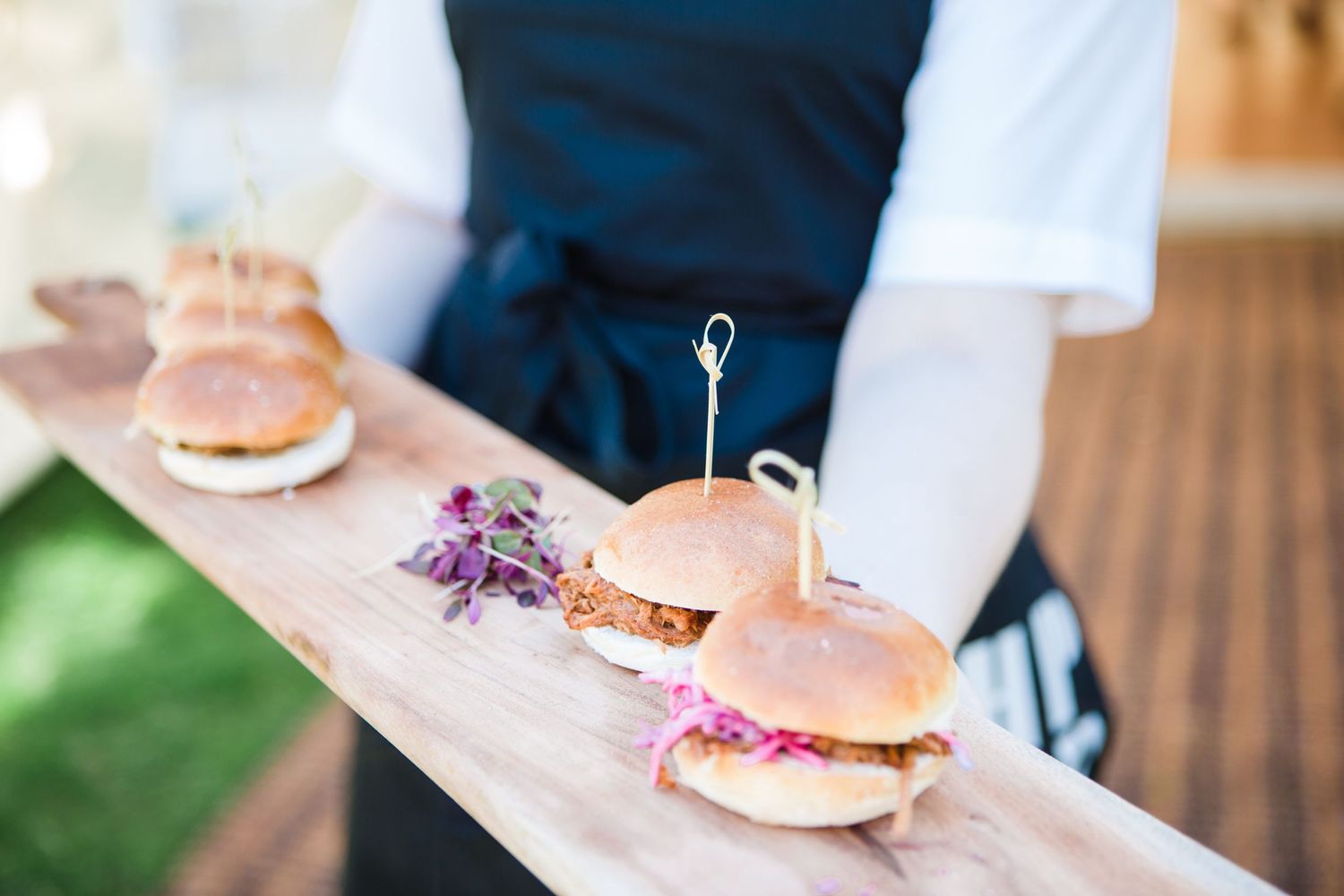 burgers on wood tray Gloucestershire commercial photography