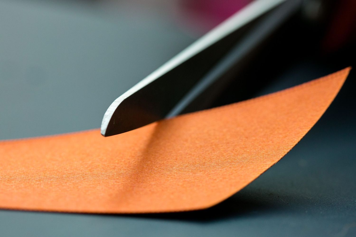 snipping oranger ribbon Gloucestershire commercial photography