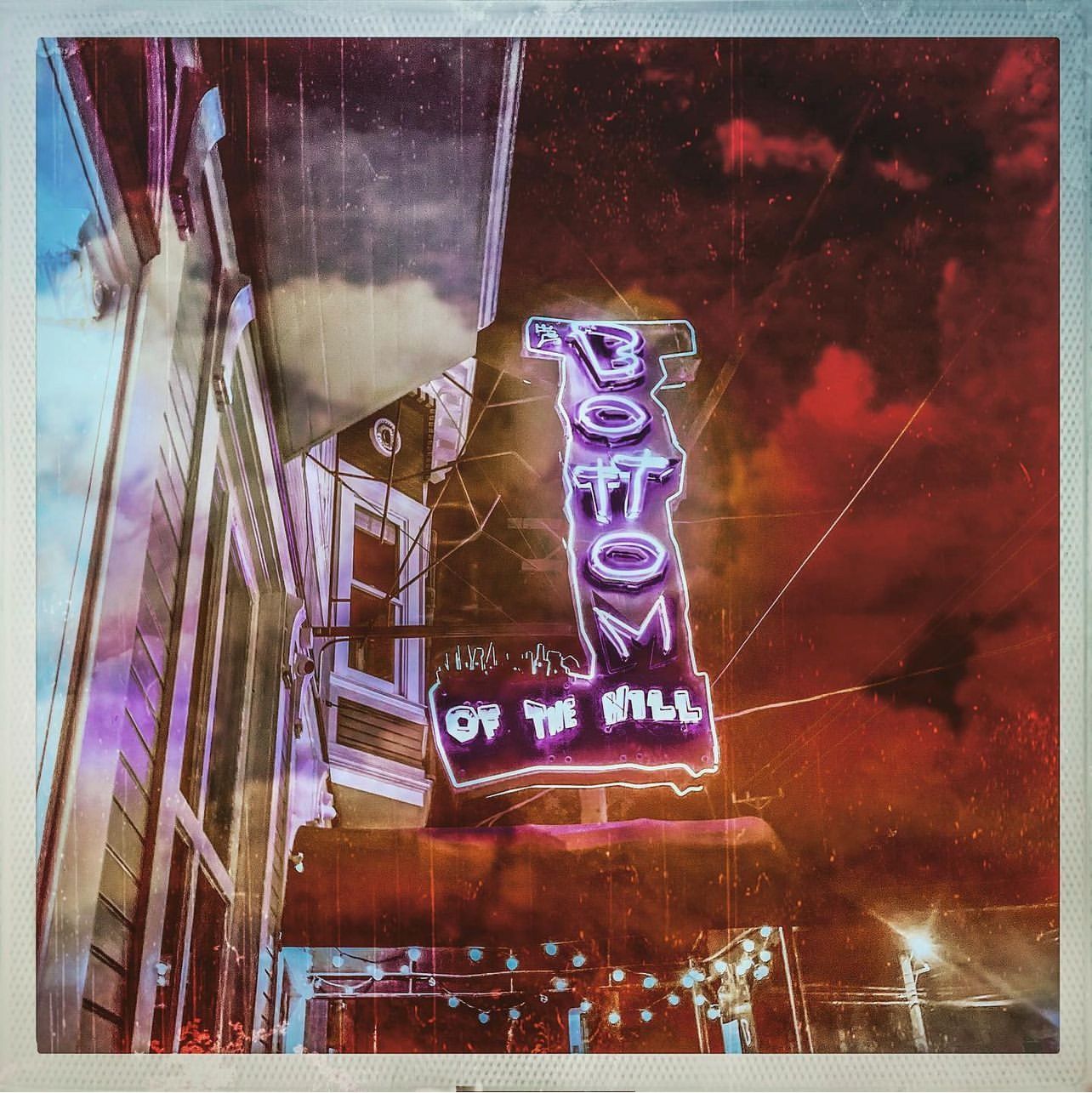 Bottom of The Hill, 2023, San Francisco, CA - Neon, sign, building