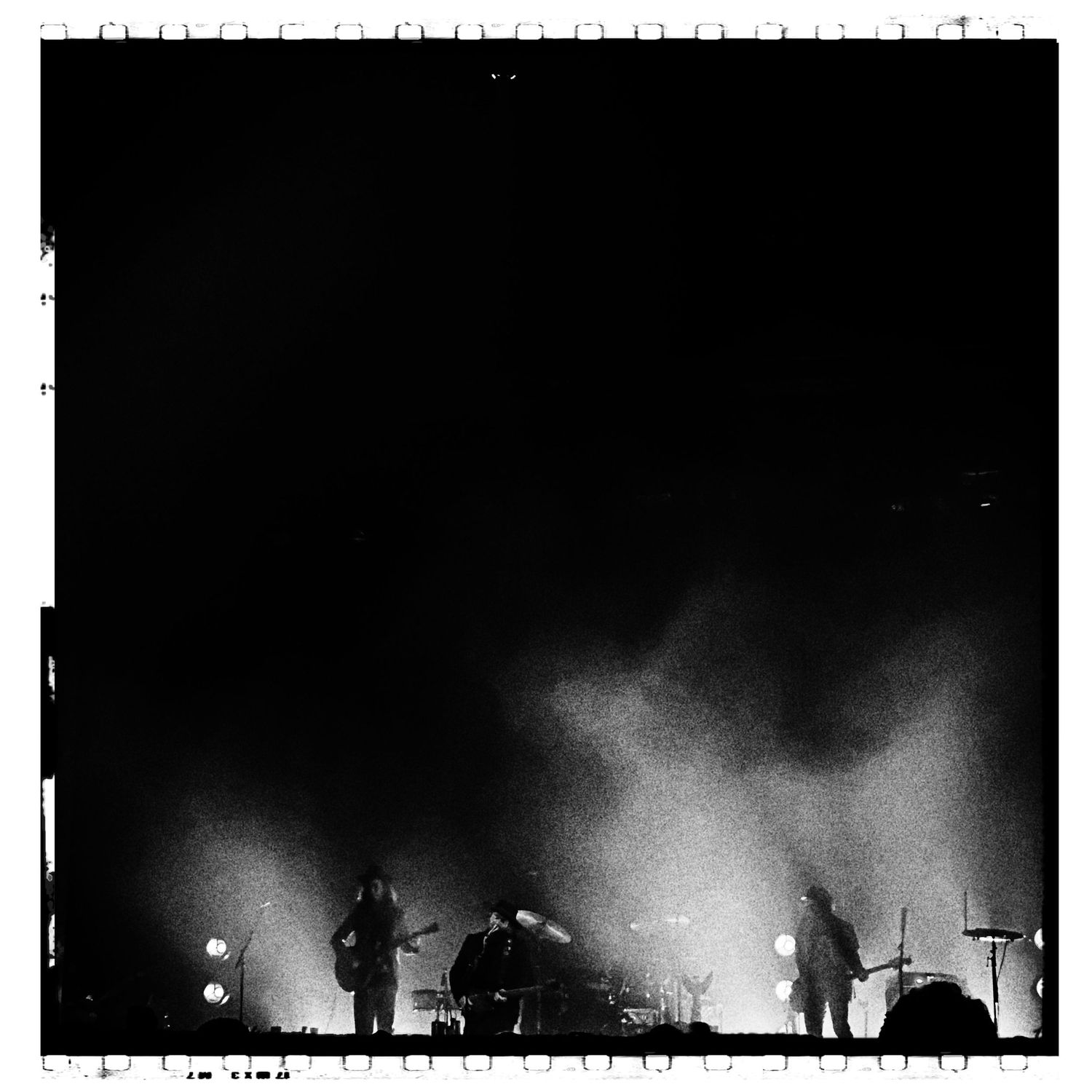 Dope Lemon, 2023, The Regency, San Francisco, CA - Australian, band, concert, monochrome, black and white, spotlights