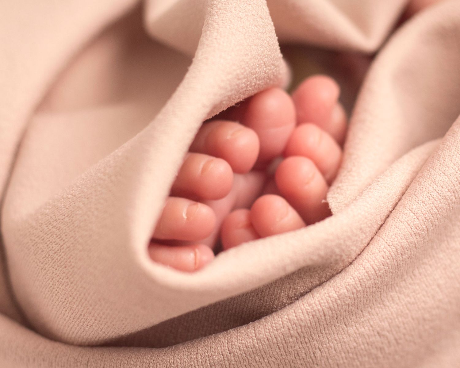 Close up newborn details