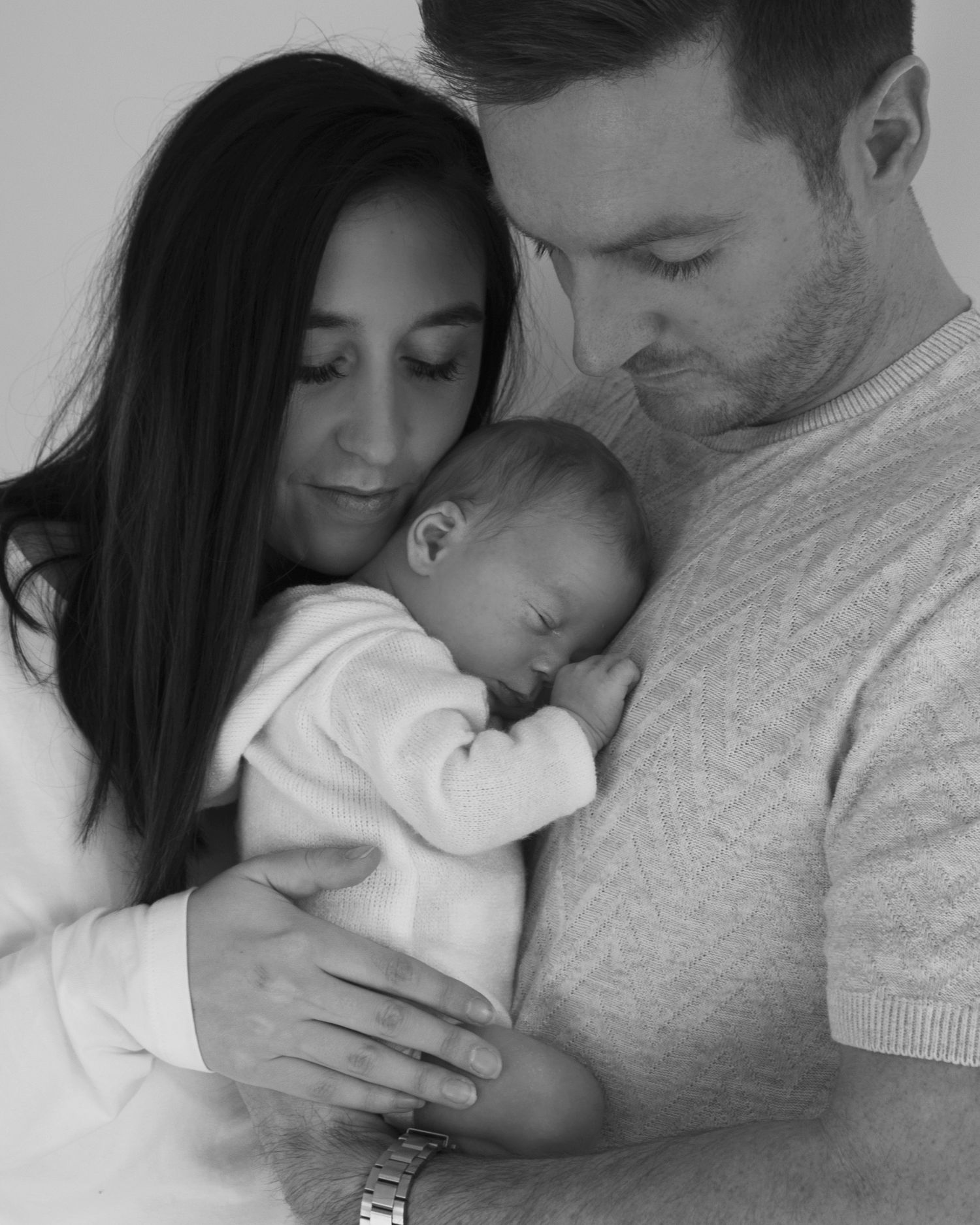 Parent and newborn photography