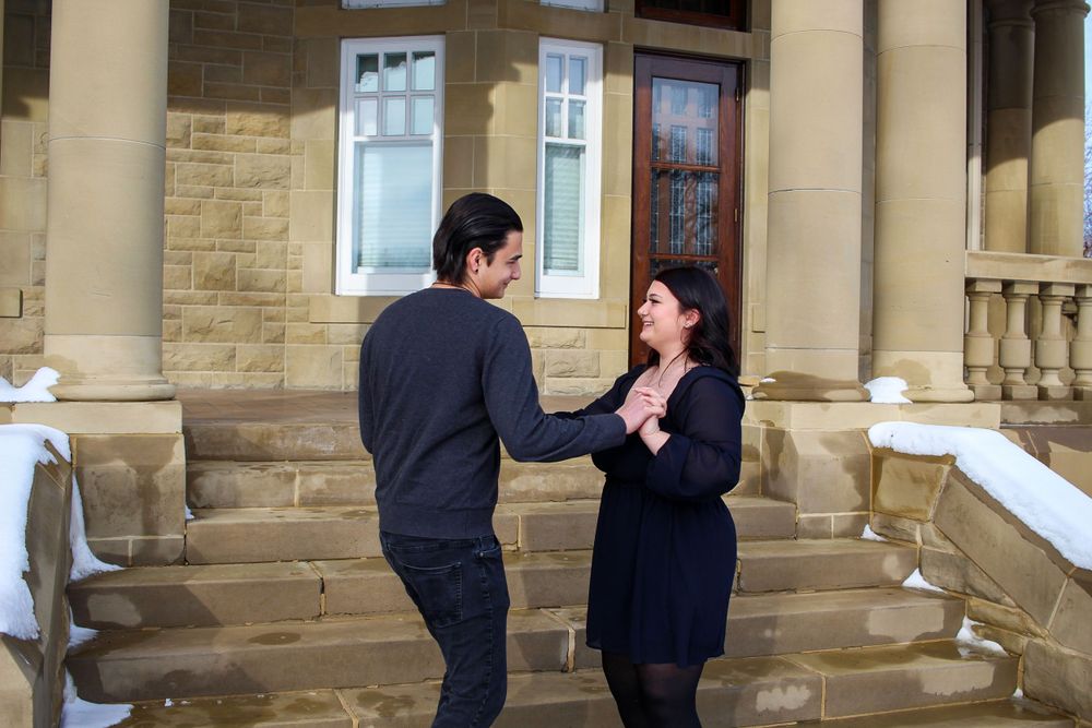 Dancing with your sweetheart. Government House, Edmonton Alberta