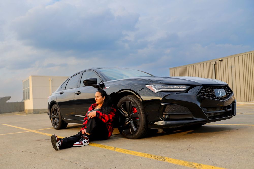 Acura Car Photoshoot. Golden hour. Girl power.
