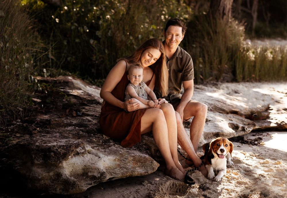 Family Golden Hour sunset Photography Session. Vincentia Jervis Bay NSW by Claire Frances Photography