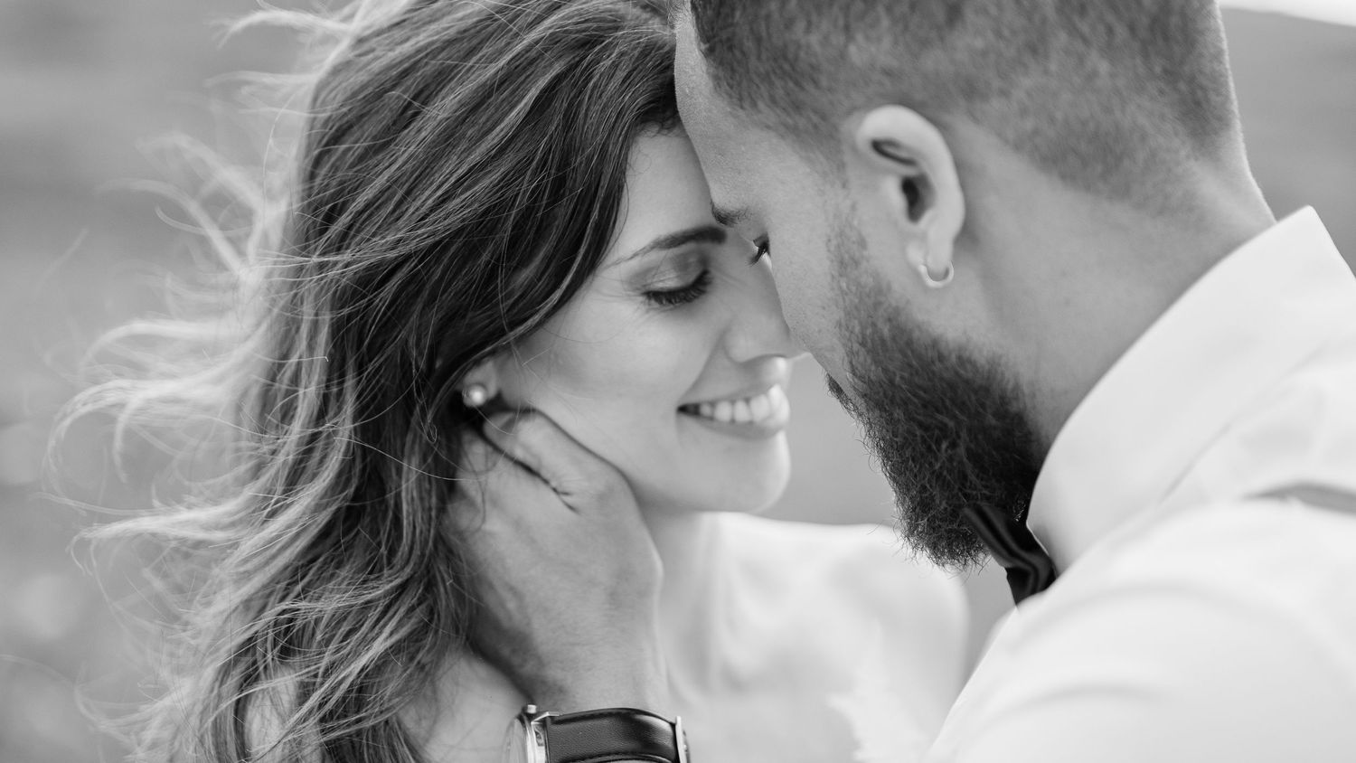 Trash the dress mariage noir et blanc