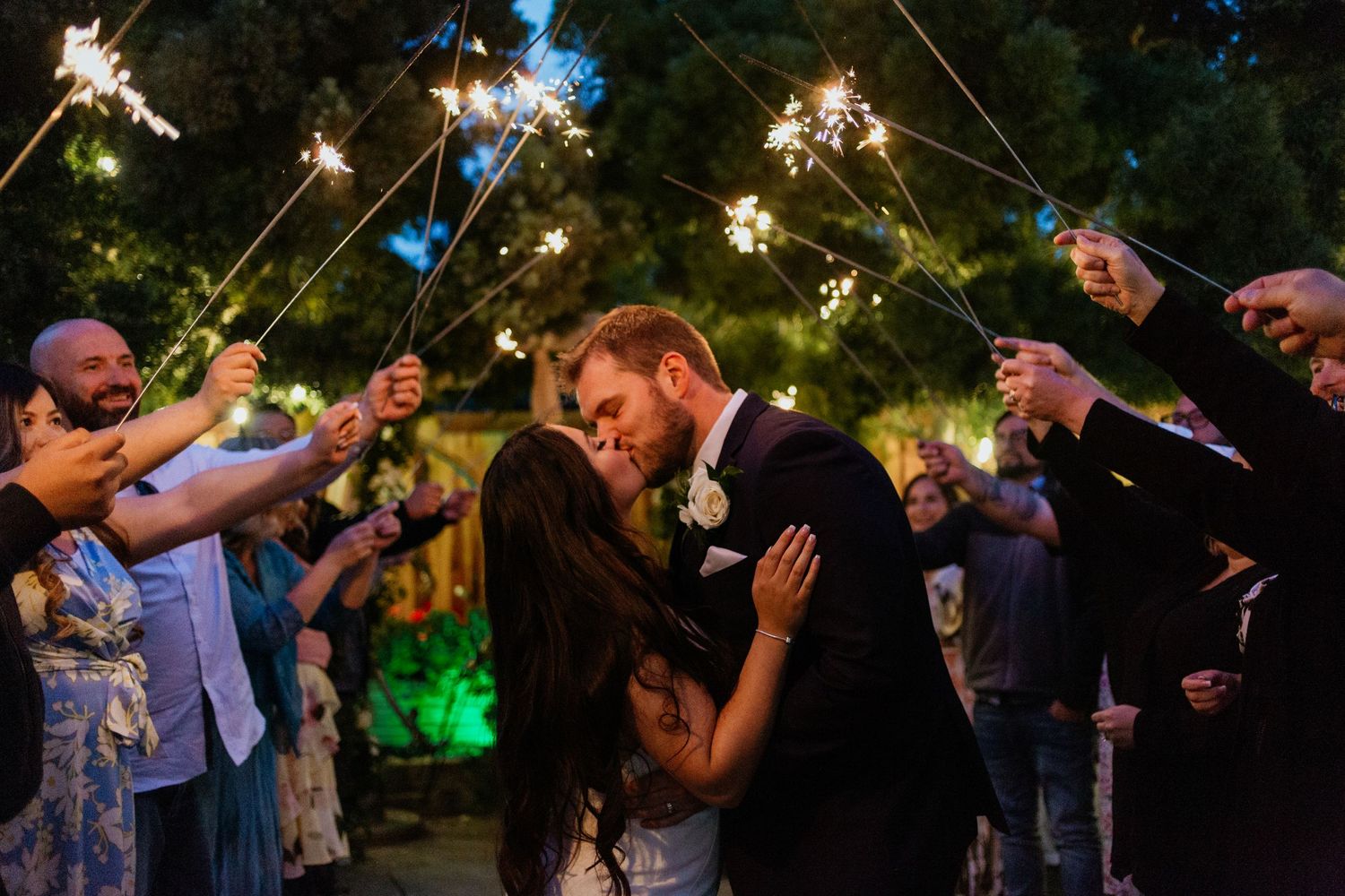 Wine Country Backyard Wedding