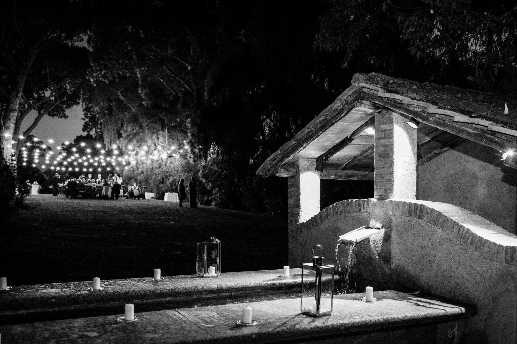 ricevimento all'aperto a roma