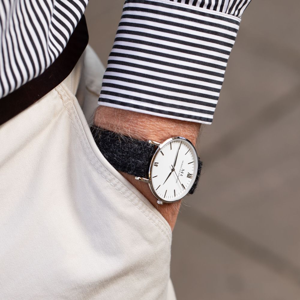 Close up lifestyle, product photography of man wearing watch -1