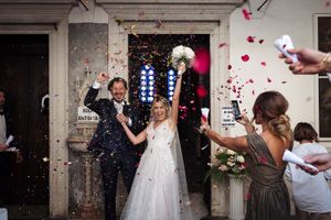 Wedding Reportage, l'uscita degli sposi - Marco Foglia Wedding Photography