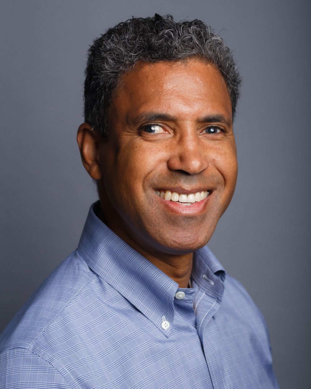 everett headshots | studio headshots in Everett WA | smiling man in a studio headshot session