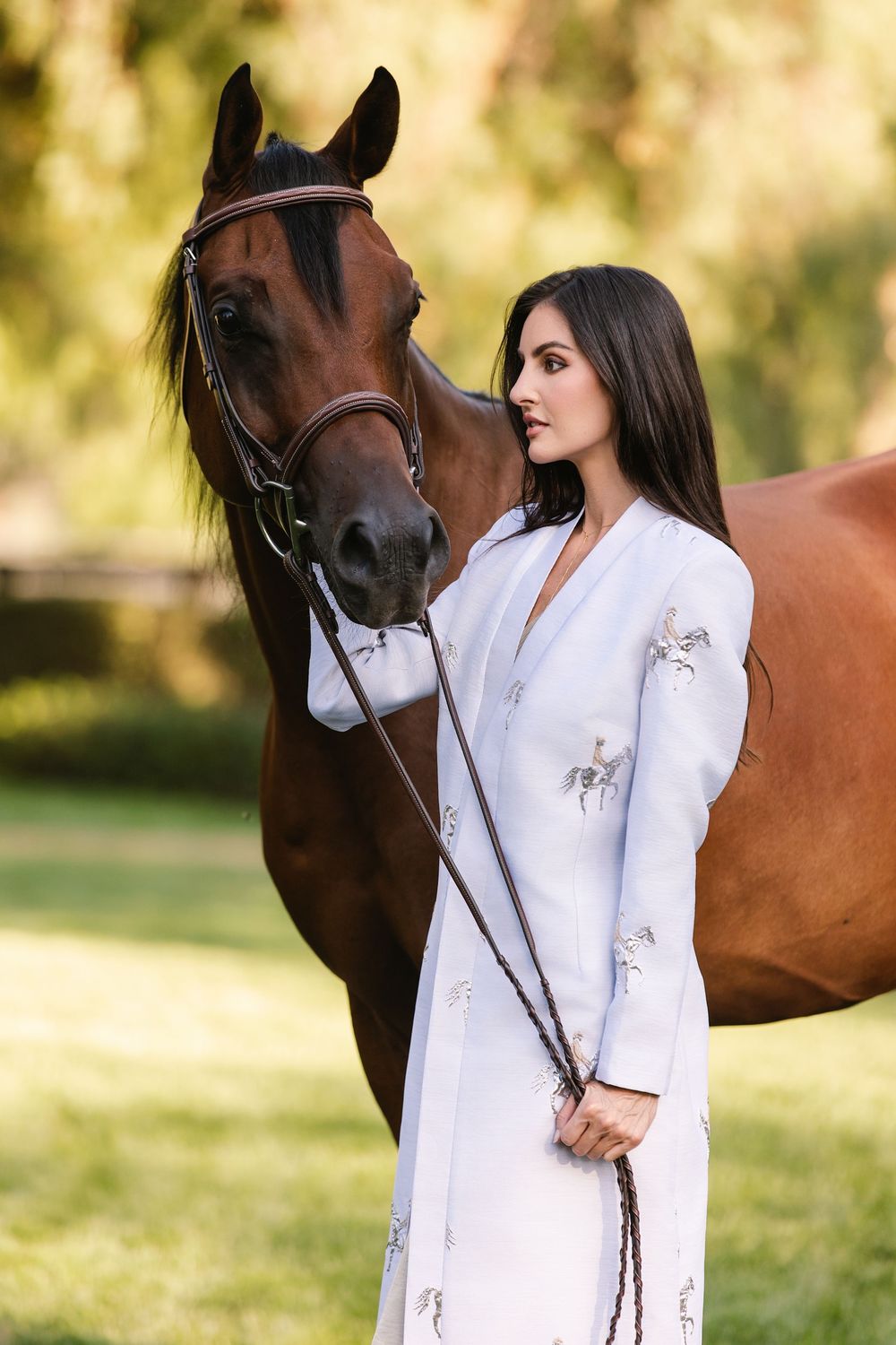 San Diego horse photoshoot for soulful, nature-connected brand.