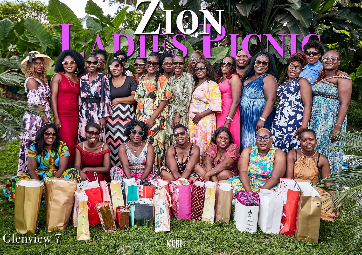 Group images of the Zion Ladies Picnic