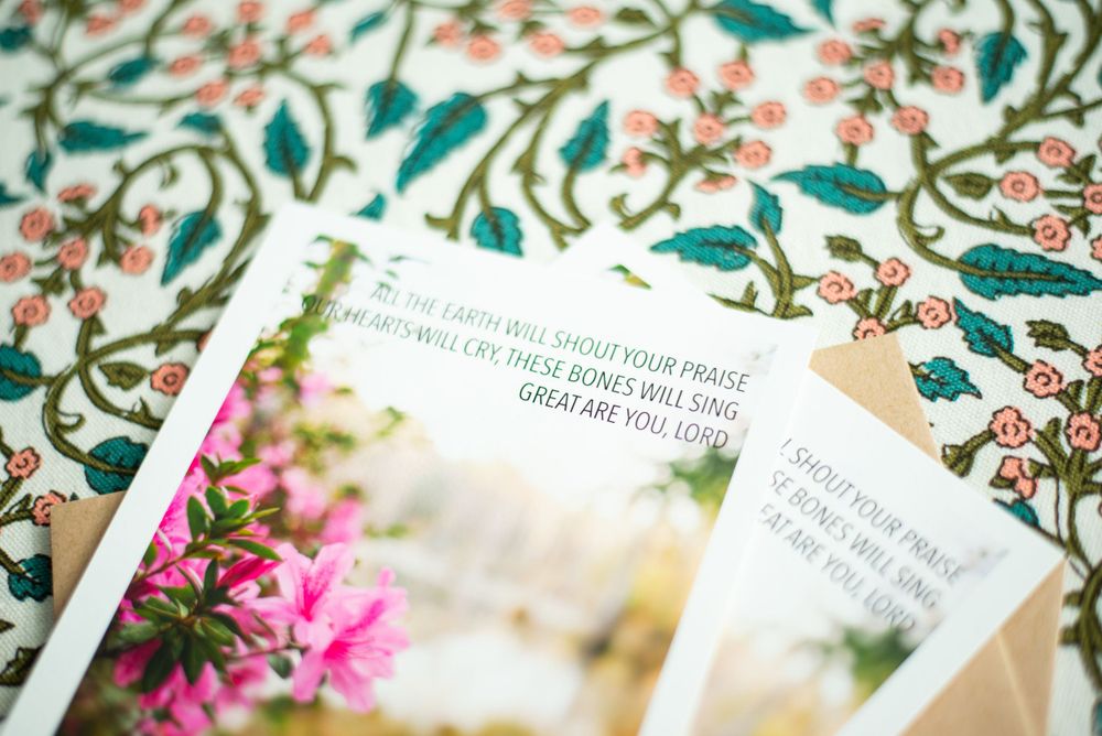 Sympathy/Encouragement Card, 5x7 greeting card, $5 for 1, $9 for 2, or 5 for $20