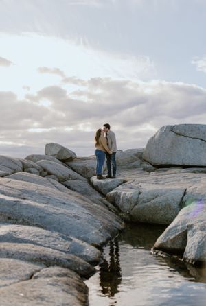 Couples session at Peggy's Cove Nova Scotia - Halifax Photographer