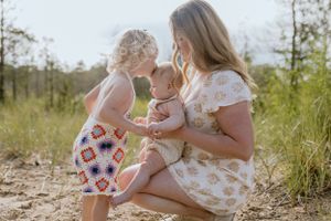 Family beach session at Sandbanks Provincial Park, Prince Edward County, Ontario Canada