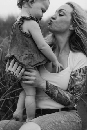 Mother-daughter photo session at Conrad's Beach, Lawrencetown, outside of Halifax, Nova Scotia