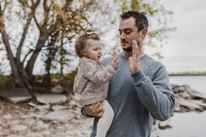 Family session at Massassauga Point, Prince Edward County, Ontario