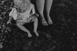 Mother and daughter session at Little Bluff in Prince Edward County, Ontario