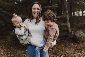 Fall family session in Hammonds Plains, Nova Scotia