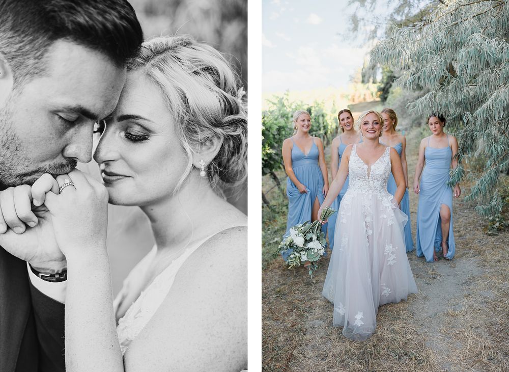 Summerland and Penticton wedding photographer.  Soft and airy wedding photography.  Vineyard weddings.
