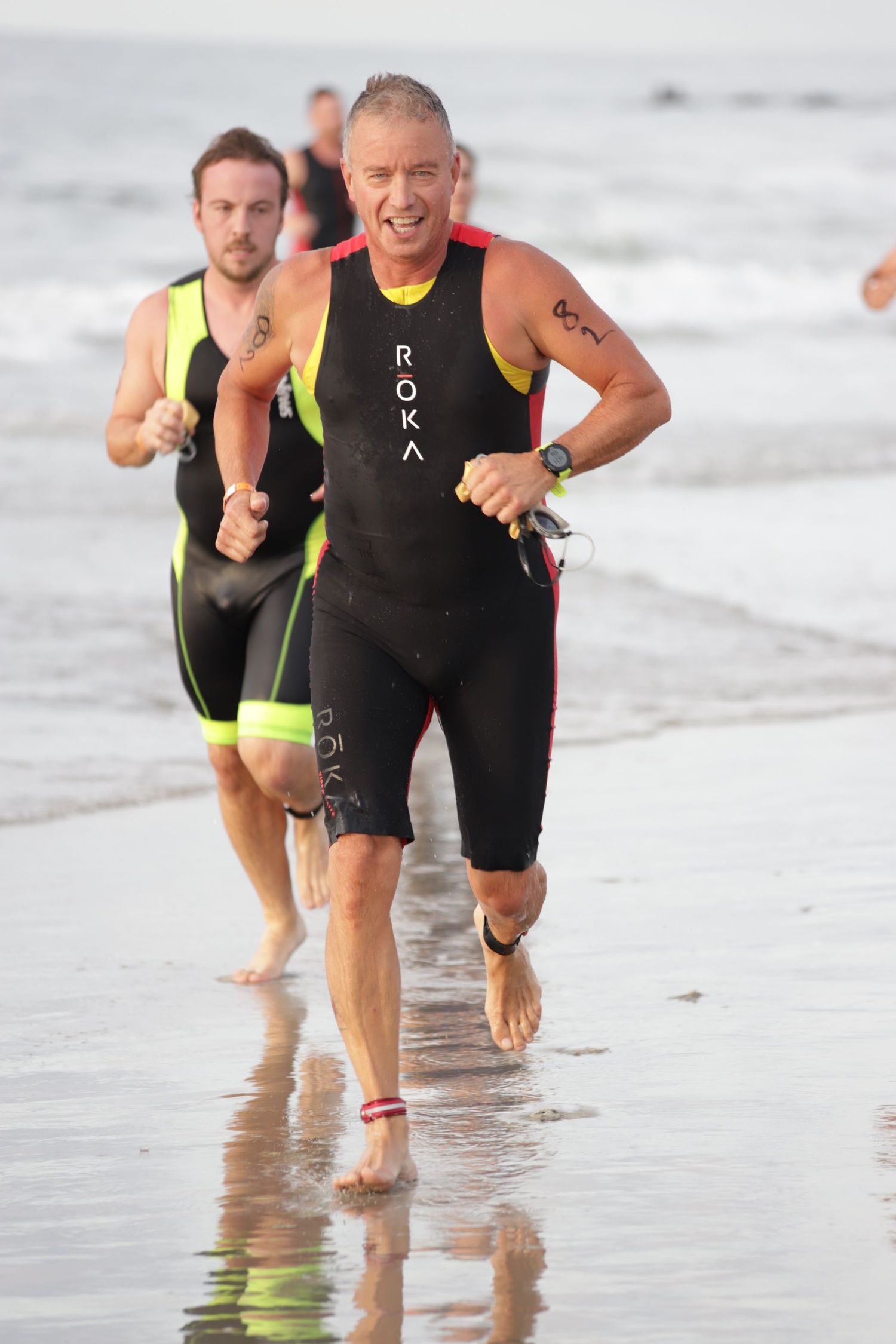 triathlete running