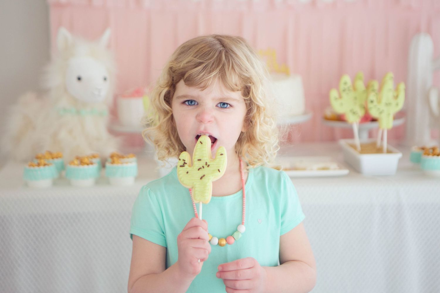 Surrey BC Vancouver Event Photographer little girl eating cookie