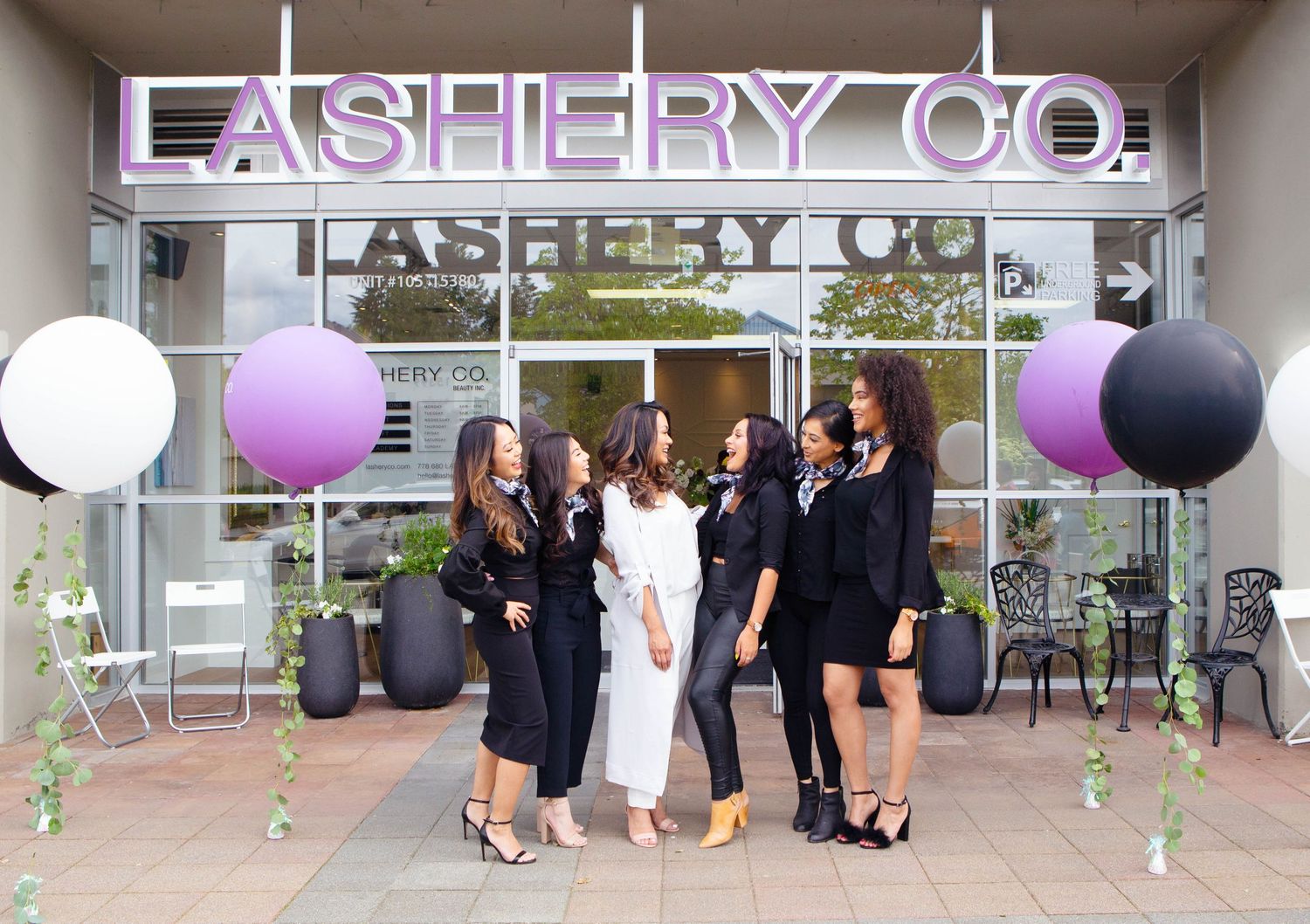Surrey BC Vancouver Event Photographer Lashery Co Lash girls opening day