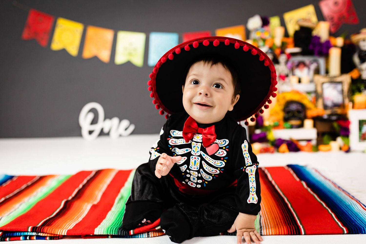 1st birthday cake smash photos dia de los muertos