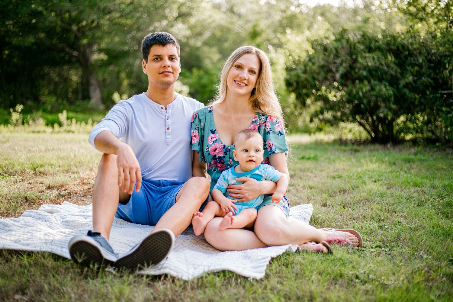 1 year old celebration photos at sawgrass park in st. petersburg florida taken by tampa family photographer