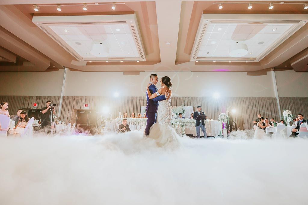 First Dance with Cloud Effect - Wichita Wedding Photographer