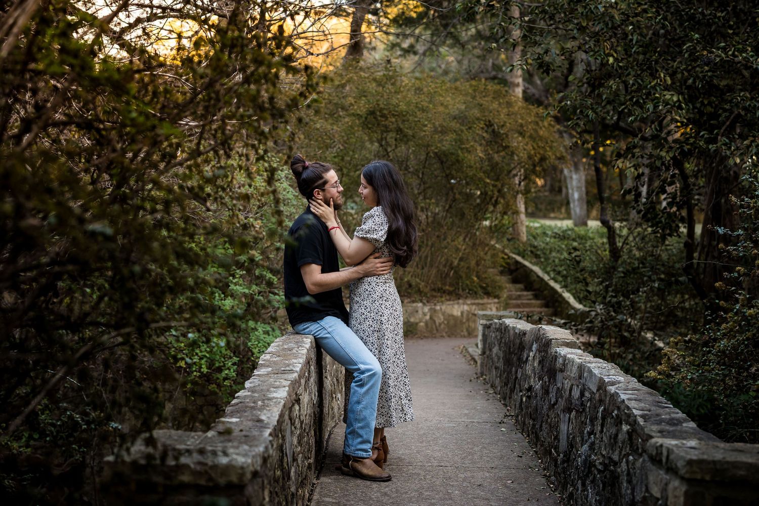 Couple's Engagement Session in Nature, Playful Engagement Photo Shoot, luxury Engagement Photography,