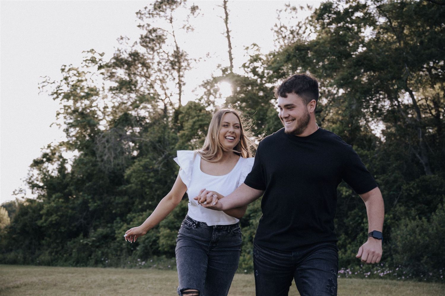 engagement photography session in The Woodlands, Tx