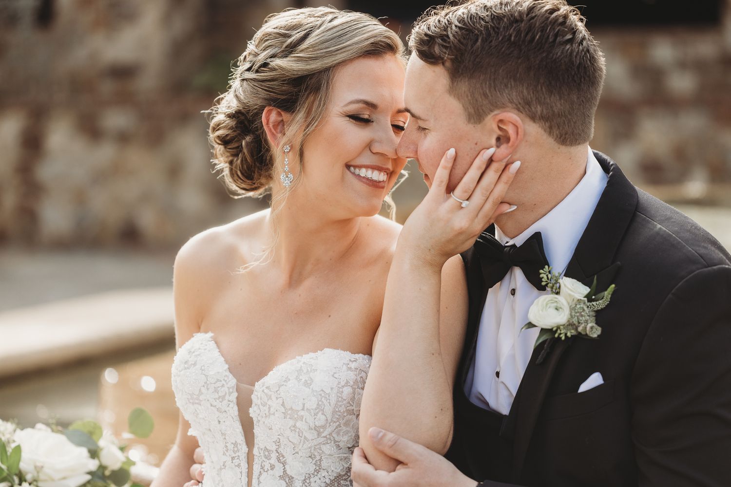 Couple just married at Bella Collina, Central Florida.