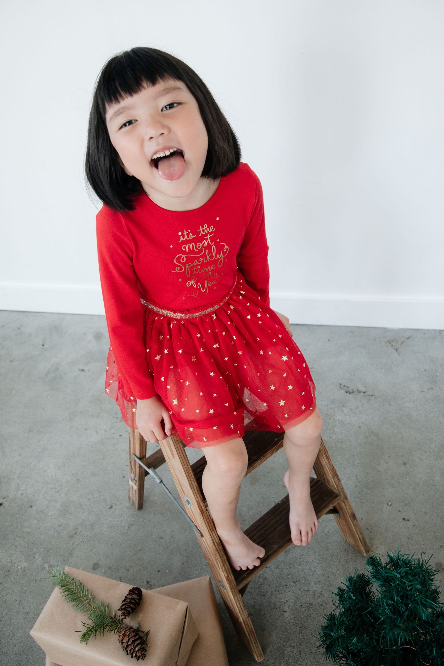 Holiday Family Photos indoors in Seattle