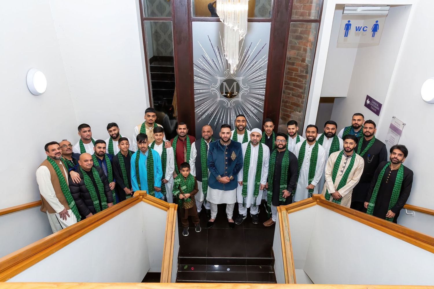 Mens Mendhi Group Shot by Asian Wedding Photographer - TODAYSMYDAY.