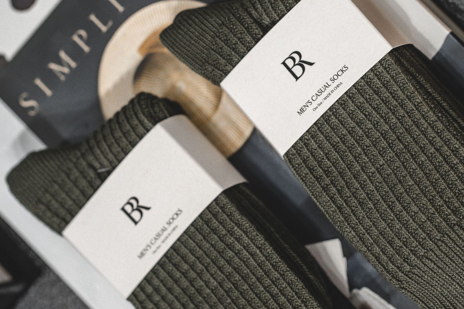 Editorial Photo of Men's Casual Socks, perfect for a wedding. Found at Banana Republic.